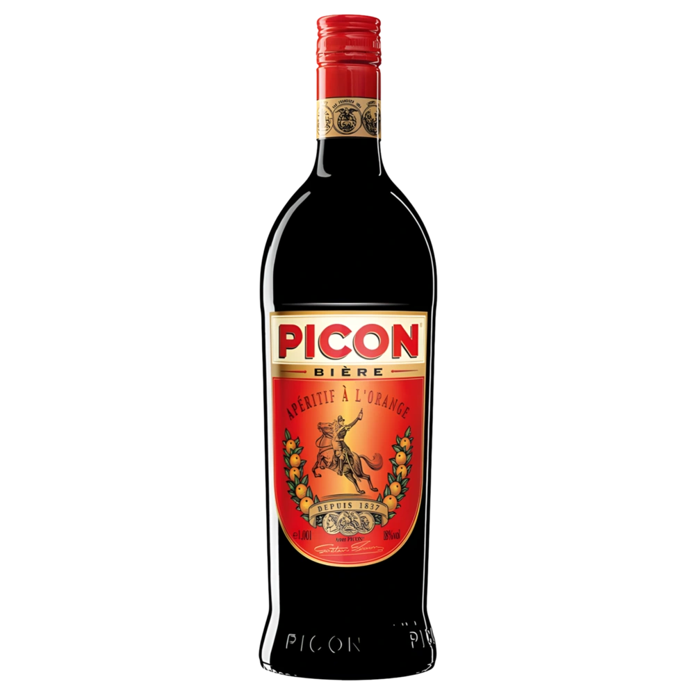 A bottle of Picon Bière Aperitif 18% 1000ml