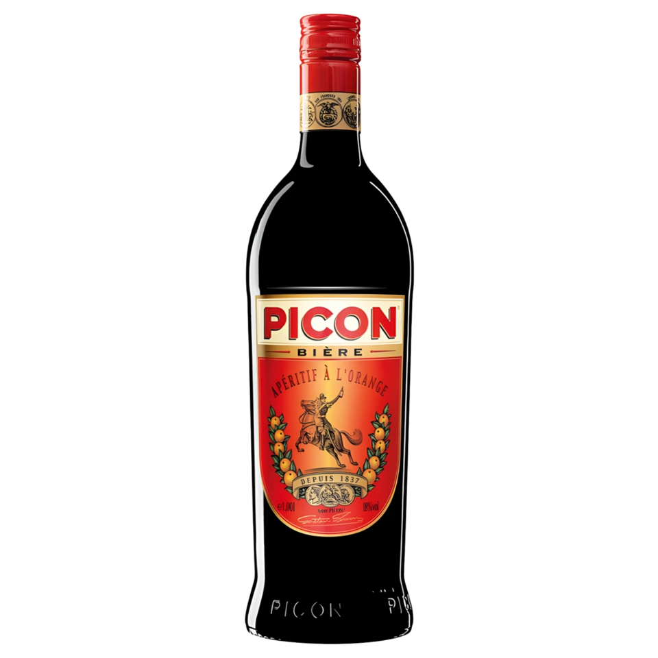 A bottle of Picon Bière Aperitif 18% 1000ml