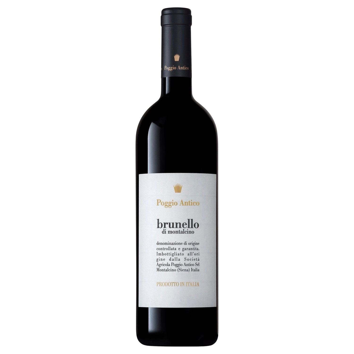 A bottle of 2017 Poggio Antico Brunello di Montalcino 750ml Red Wine