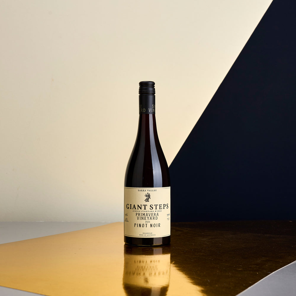 A bottle of 2024 Giant Steps Primavera Vineyard Pinot Noir 750ml Red Wine