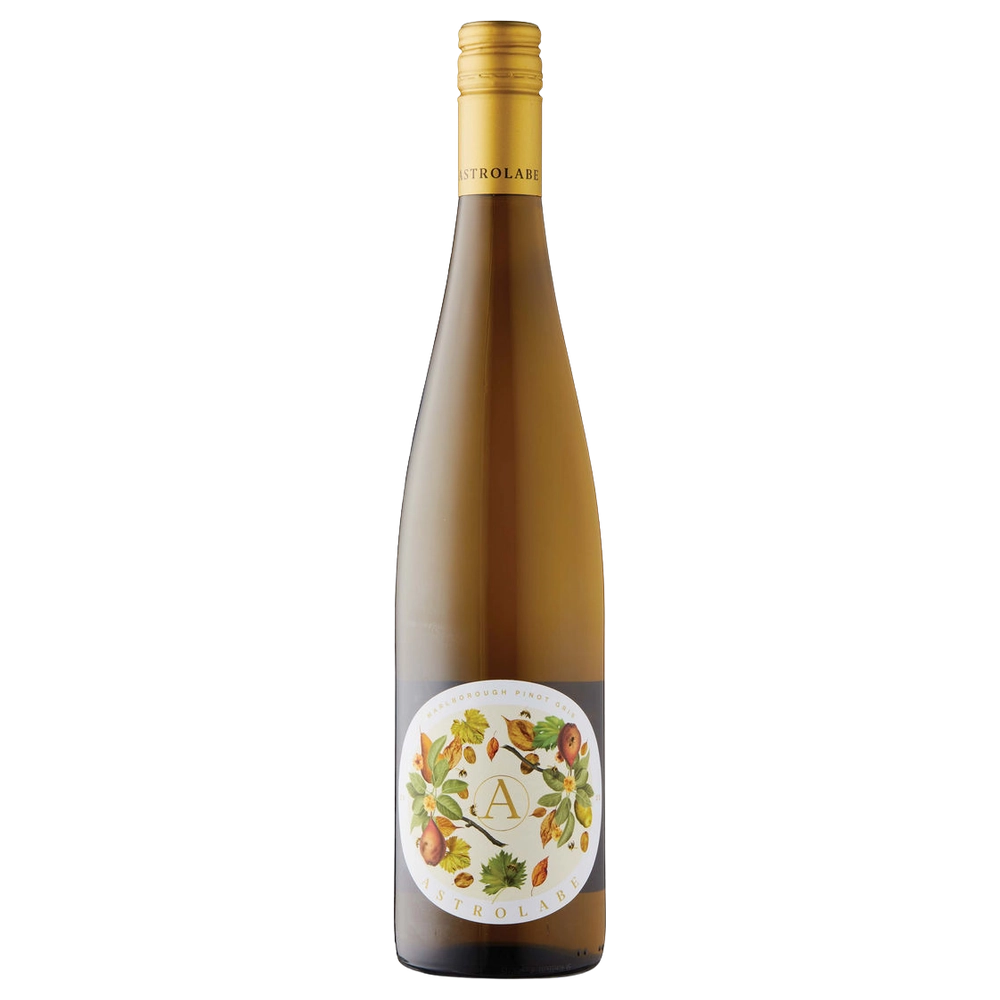 A bottle of 2024 Astrolabe Marlborough Pinot Gris 750ml White Wine