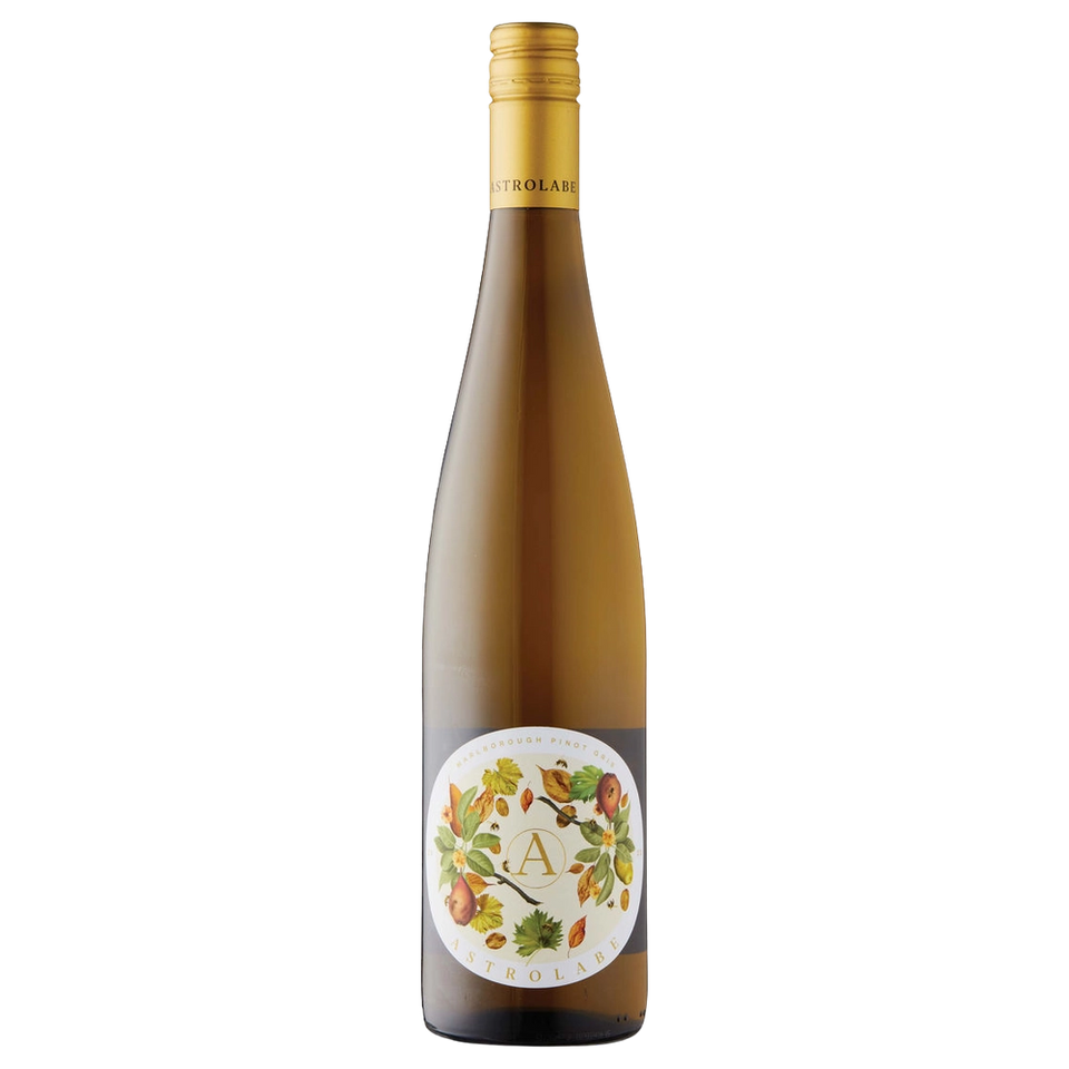 A bottle of 2024 Astrolabe Marlborough Pinot Gris 750ml White Wine