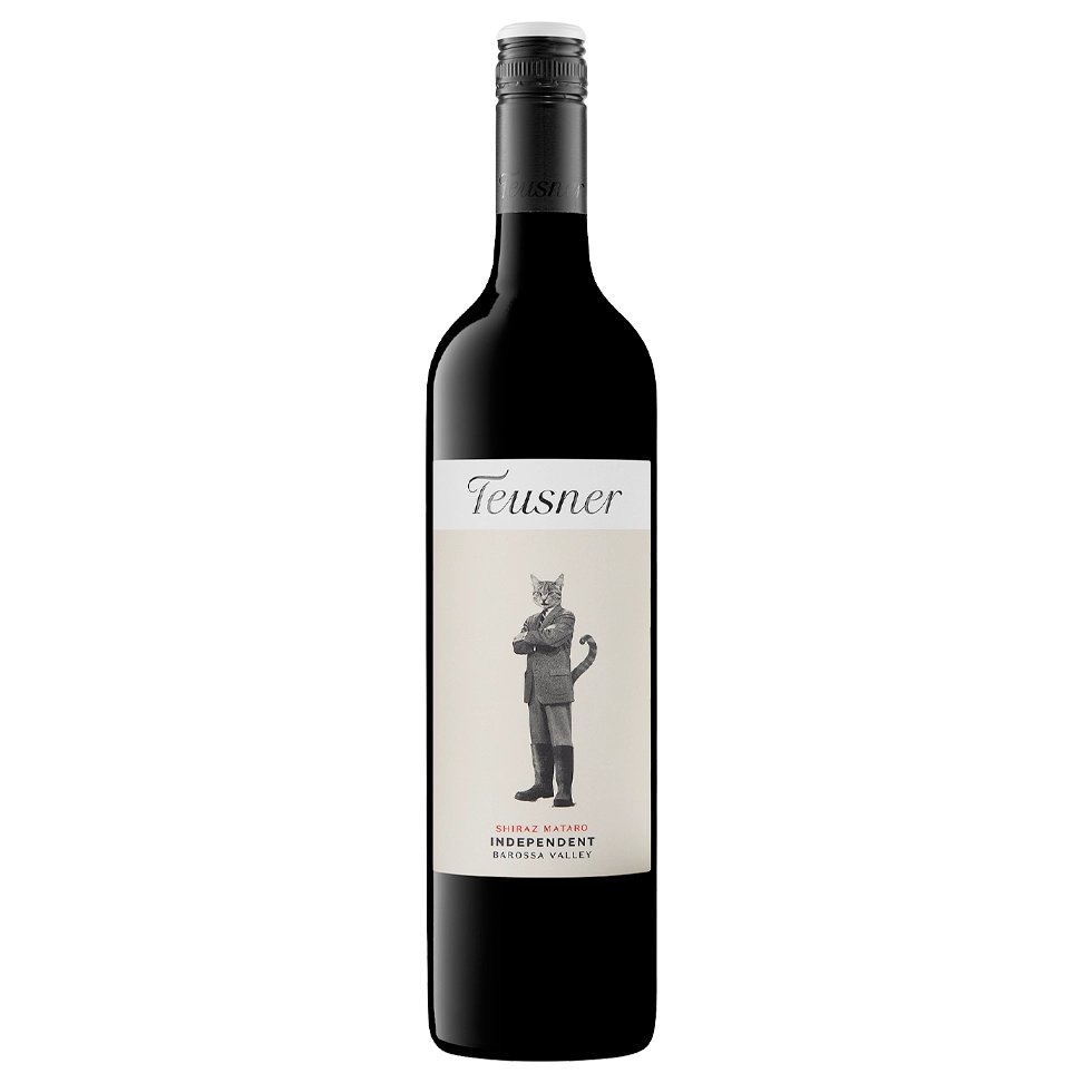 A bottle of 2022 Teusner Independant Shiraz Mataro 750ml Red Wine