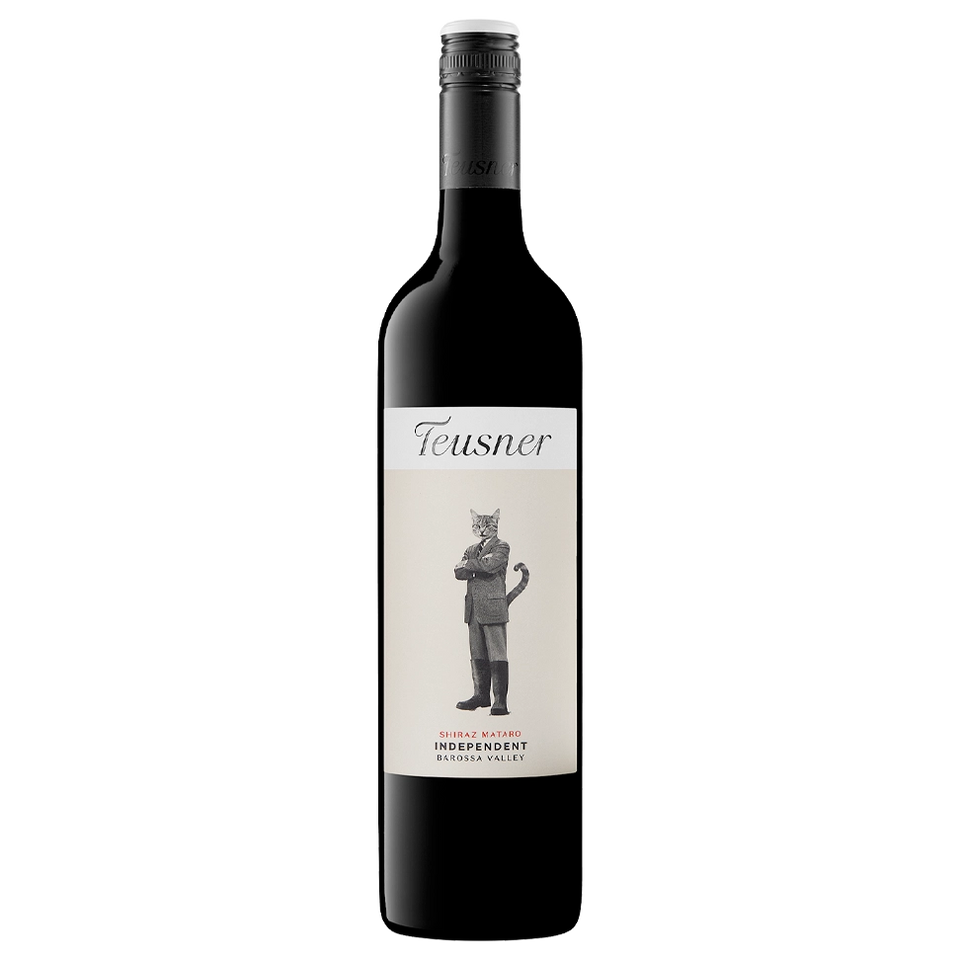 A bottle of 2022 Teusner Independant Shiraz Mataro 750ml Red Wine