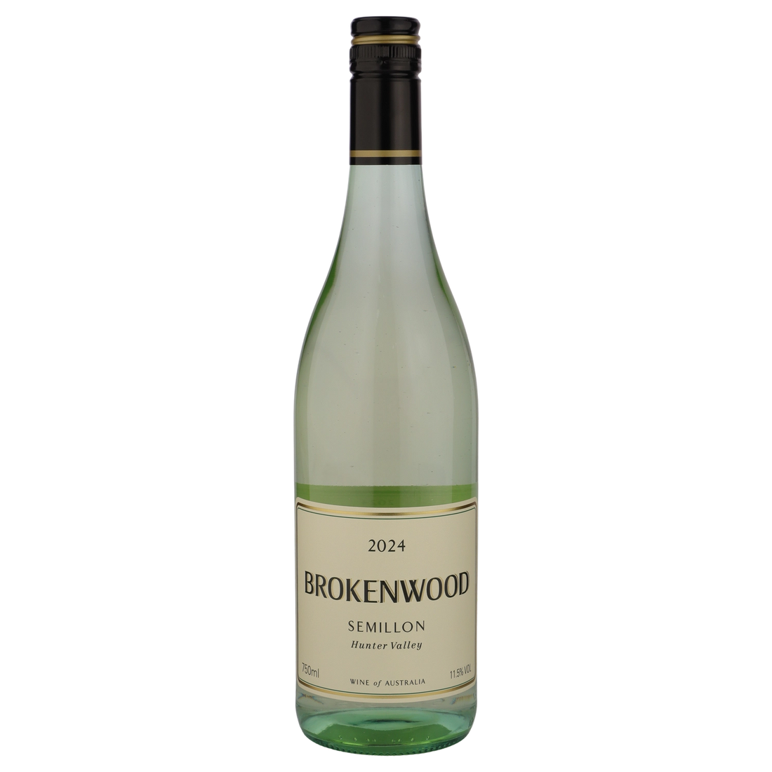 A bottle of 2024 Brokenwood Hunter Valley Semillon 750ml White Wine
