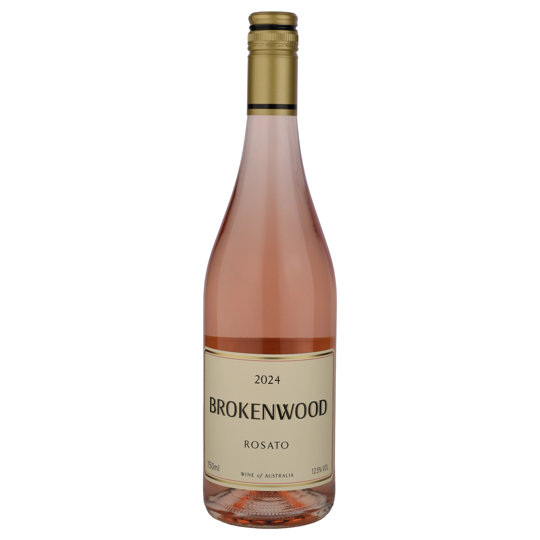 A bottle of 2024 Brokenwood Rosato 750ml Rose Wine