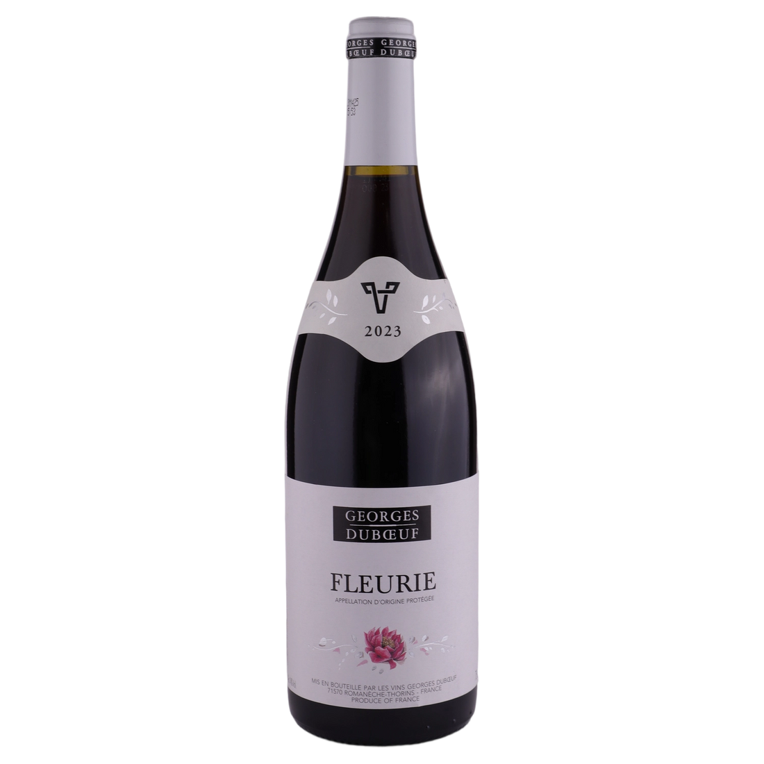A bottle of 2023 Georges Duboeuf Fleurie 750ml Red Wine