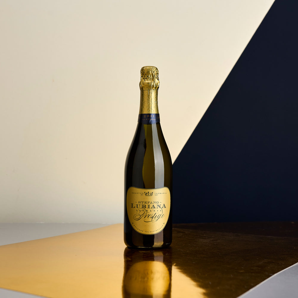 A bottle of 2011 Stefano Lubiana Prestige 2011, 750ml Sparkling Wine