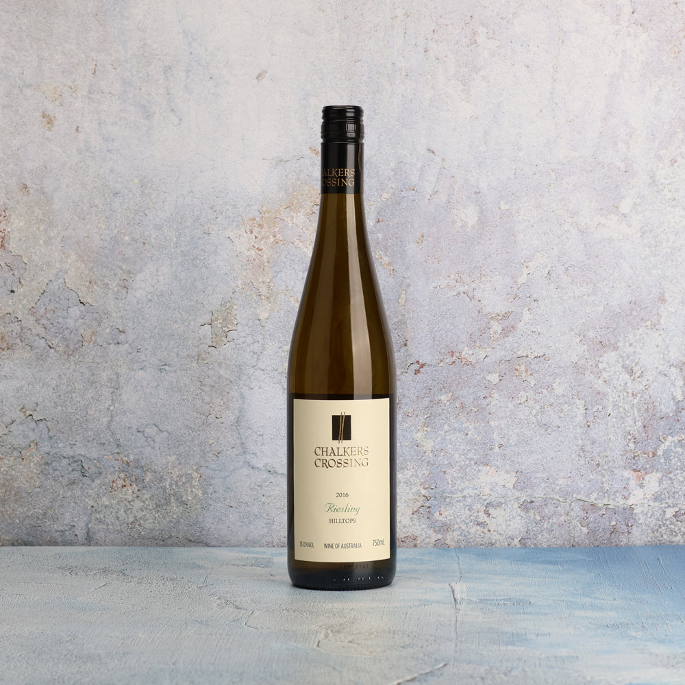 A bottle of 2016 Chalkers Crossing Hilltops Riesling 750ml White Wine