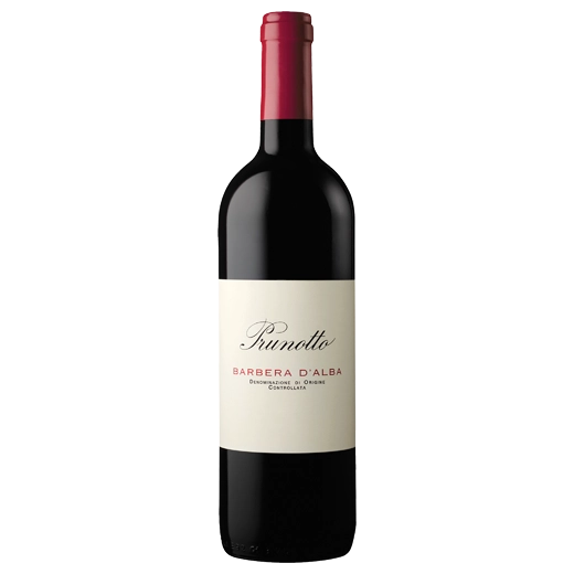 A bottle of 2024 Prunotto Barbera d'Alba DOC 750ml Red Wine