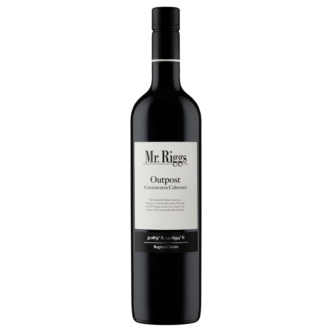 A bottle of 2023 MR RIGGS OUTPOST CABERNET 750ml Red Wine
