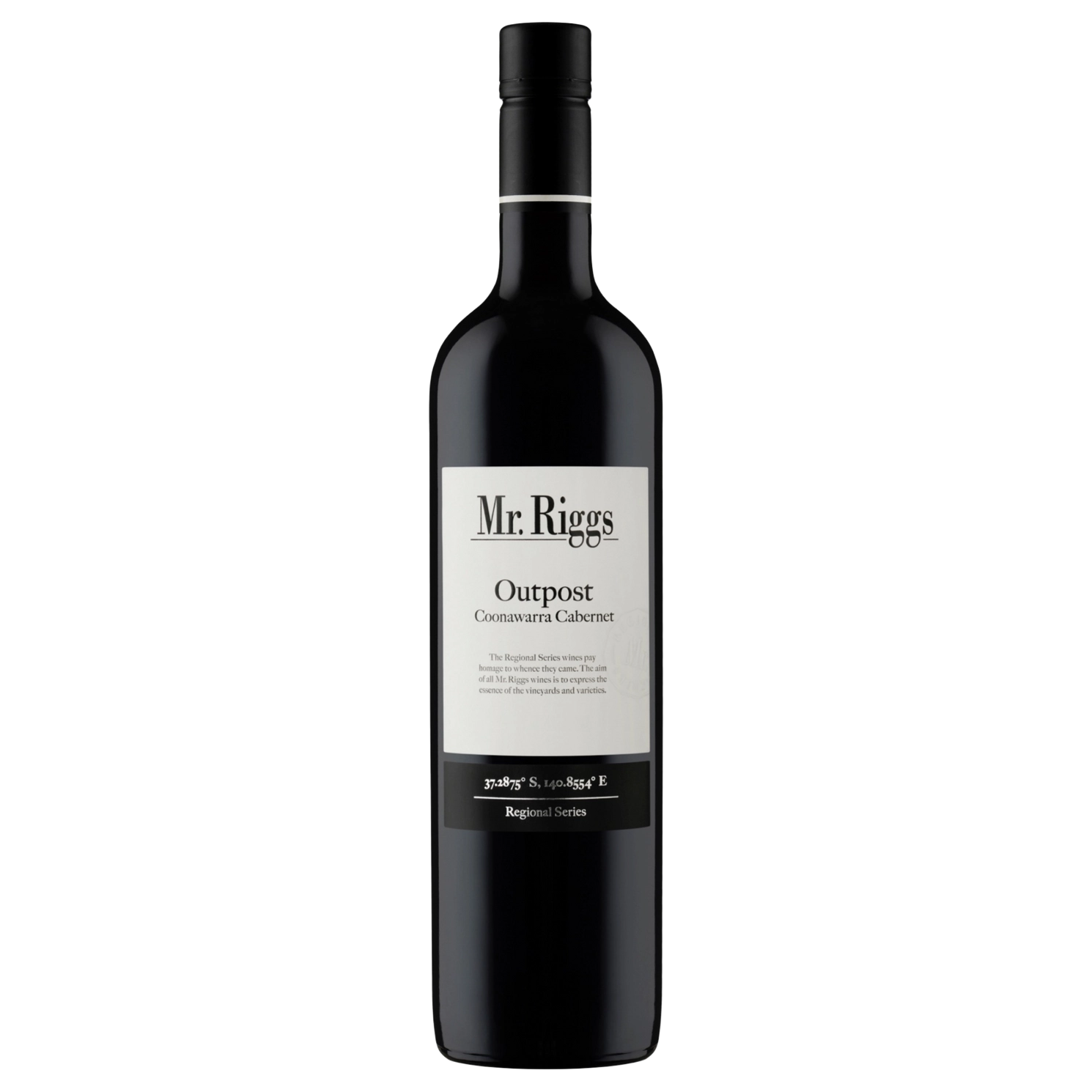 A bottle of 2023 MR RIGGS OUTPOST CABERNET 750ml Red Wine