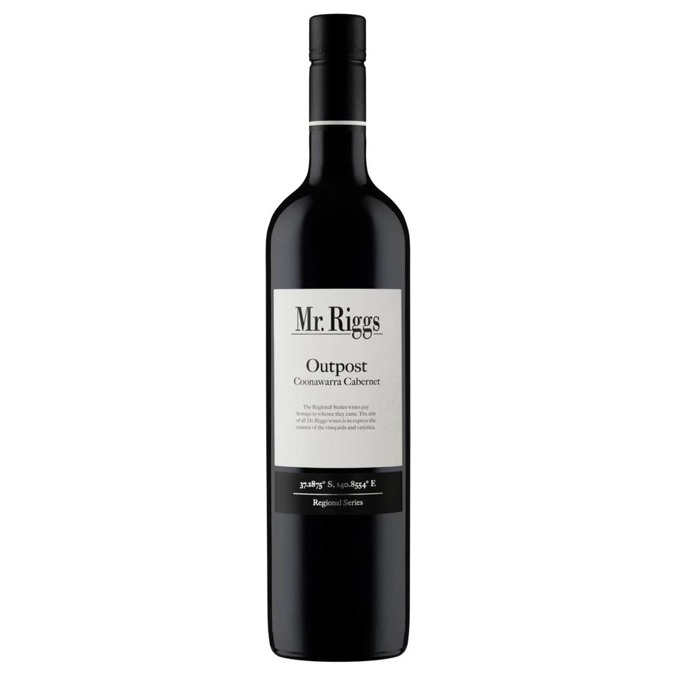 A bottle of 2023 MR RIGGS OUTPOST CABERNET 750ml Red Wine