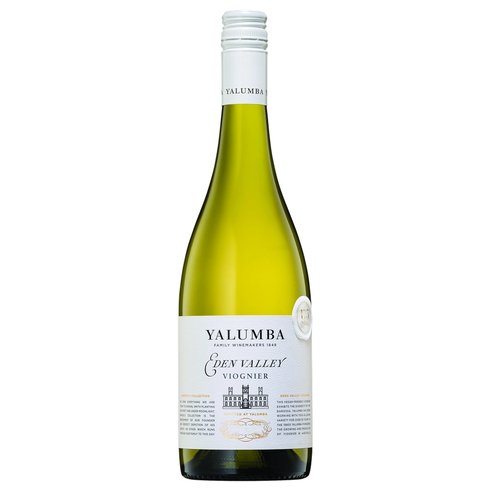 A bottle of 2023 Yalumba Samuel's Collection Eden Valley Viognier 750ml White Wine