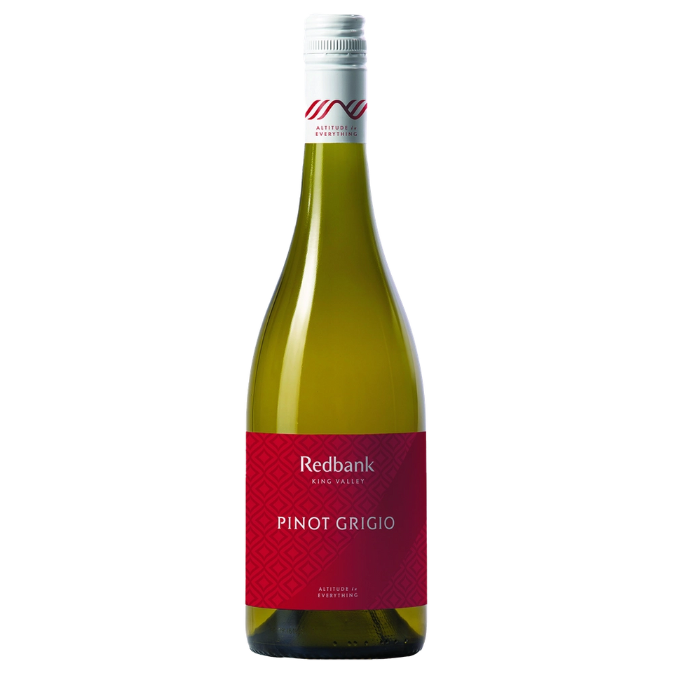 A bottle of 2025 Redbank King Valley Pinot Grigio 750ml White Wine