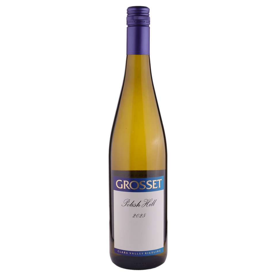 A bottle of 2025 Grosset Polish Hill Riesling 750ml White Wine