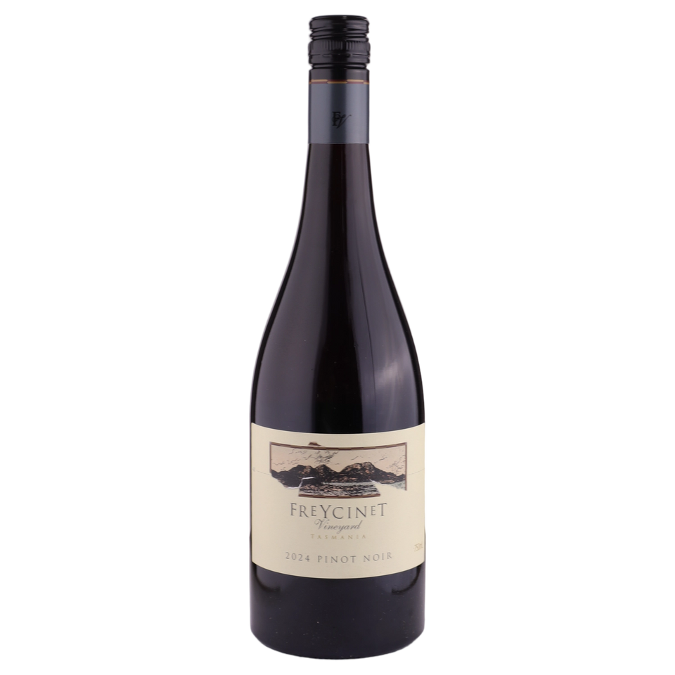 A bottle of 2024 Freycinet Pinot Noir 750ml Red Wine
