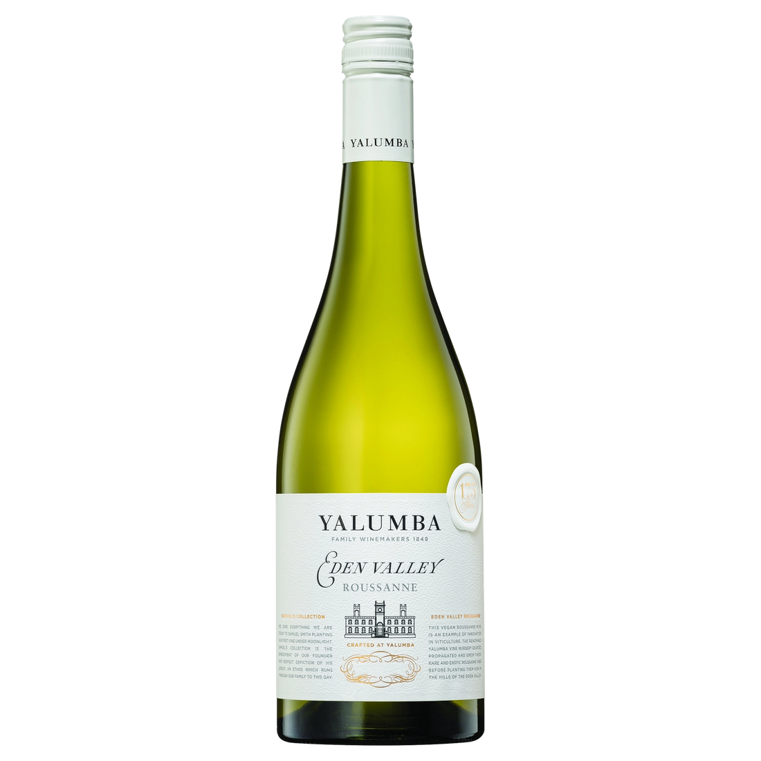 A bottle of 2024 Yalumba Samuel's Collection Eden Valley Roussanne 750ml White Wine