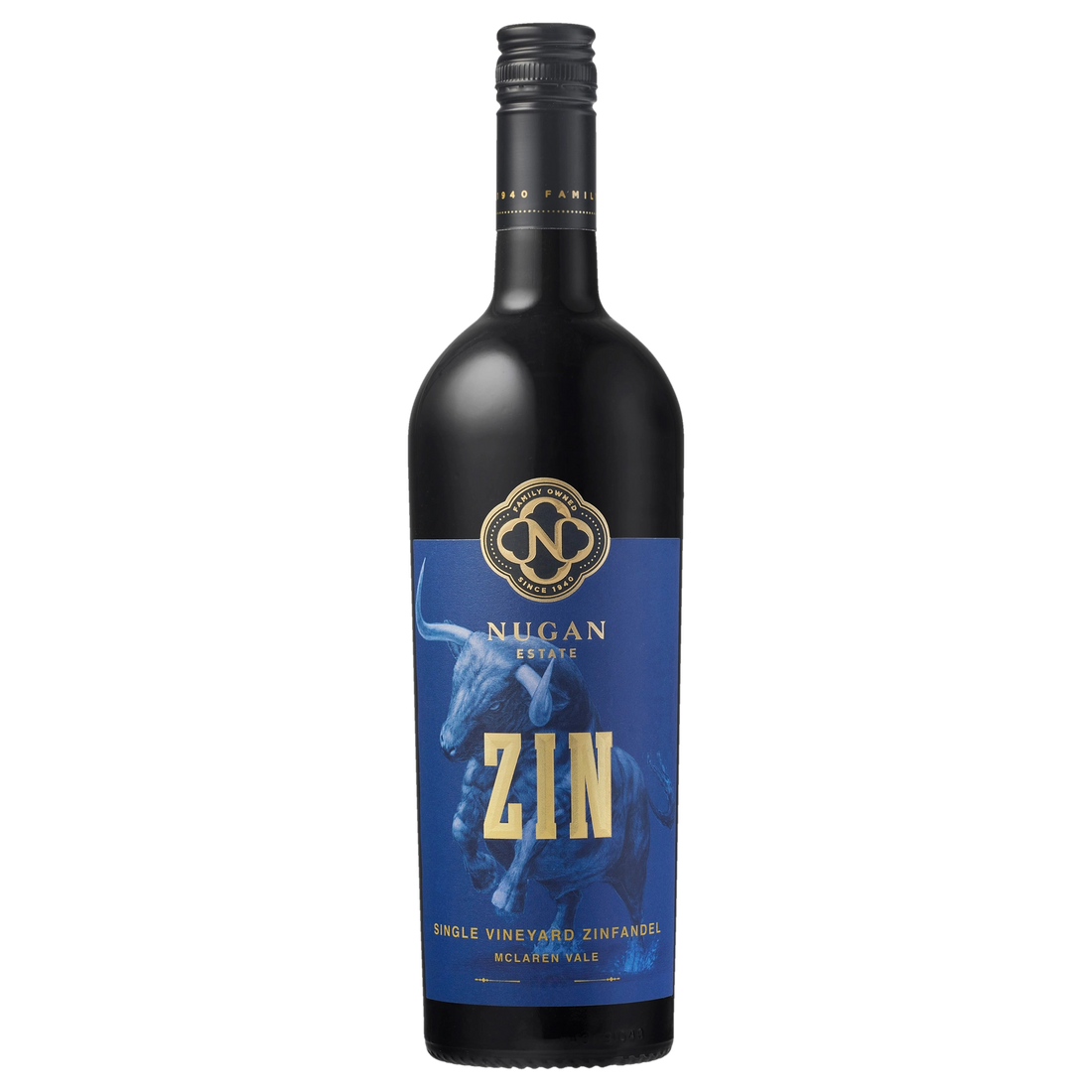 A bottle of 2020 Nugan Estate The Zin Zinfandel 750ml Red Wine