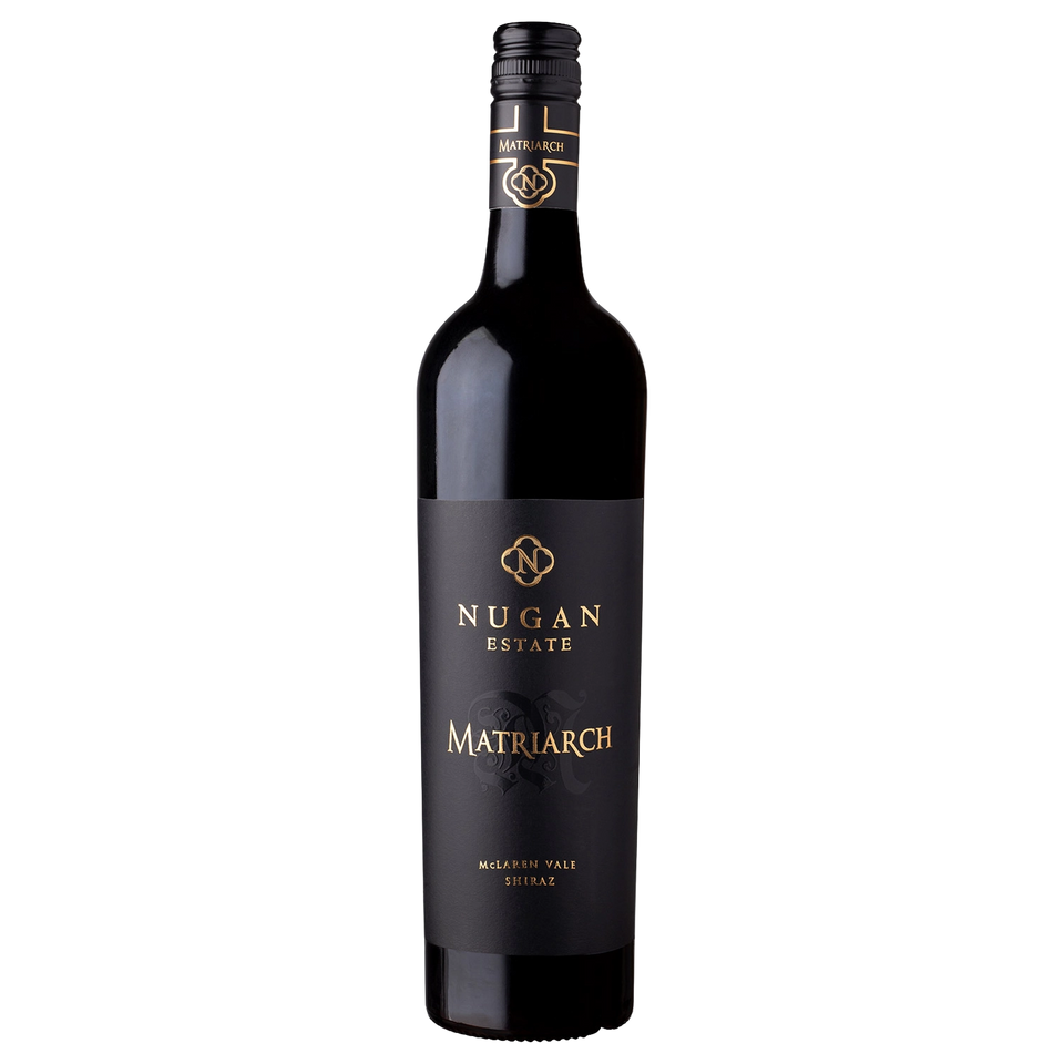 A bottle of 2021 Nugan Estate Matriarch McLaren Vale Shiraz 750ml Red Wine