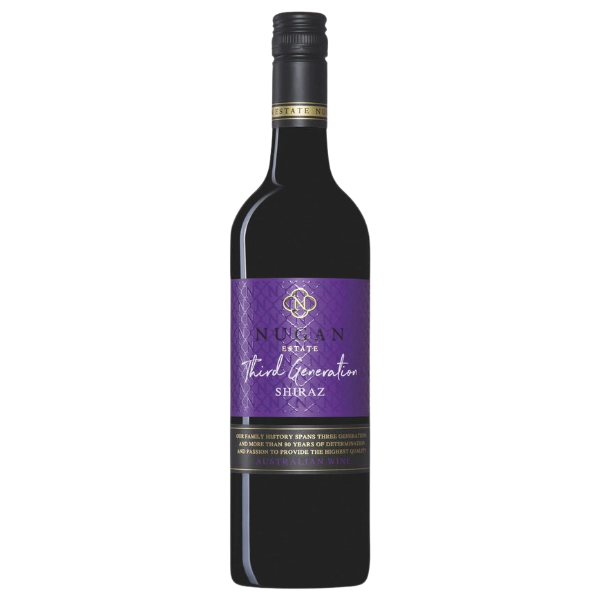 A bottle of 2024 Nugan Estate Third Generation Shiraz 750ml Red Wine