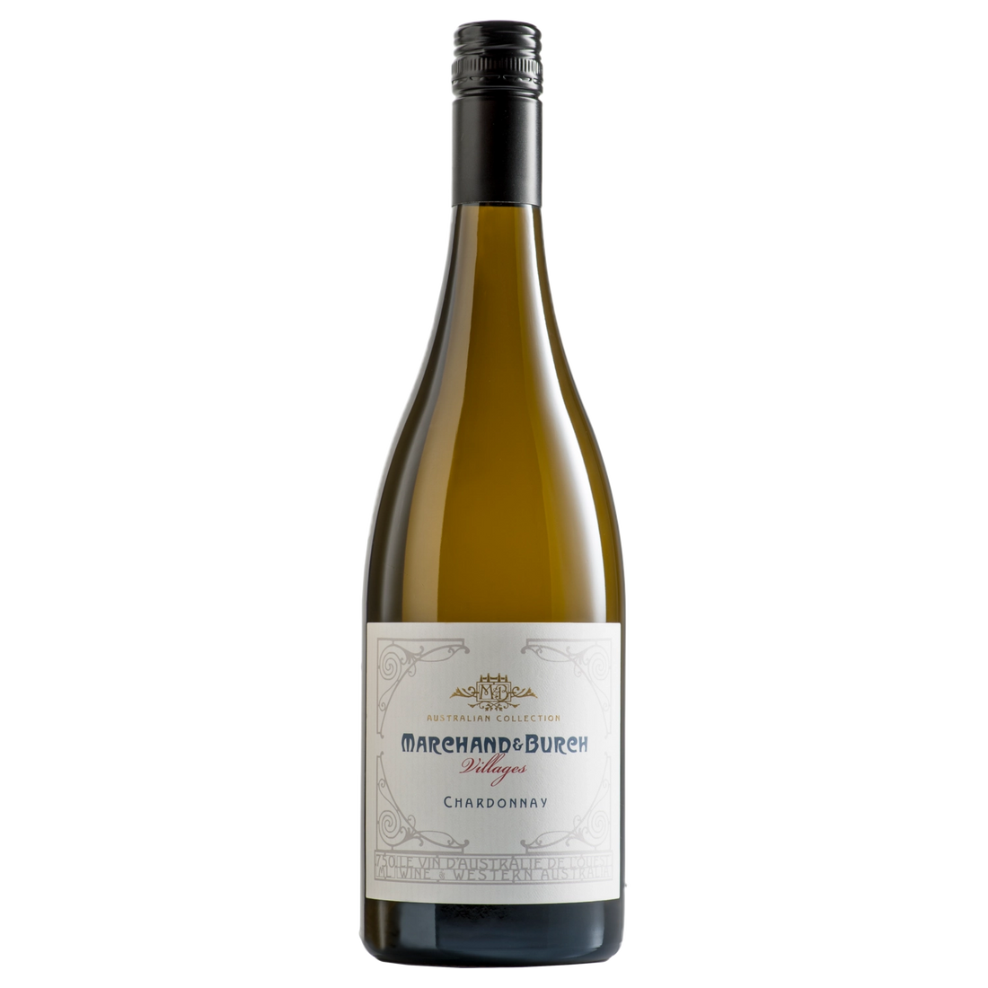 A bottle of 2024 Marchand & Burch Villages Chardonnay 750ml White Wine