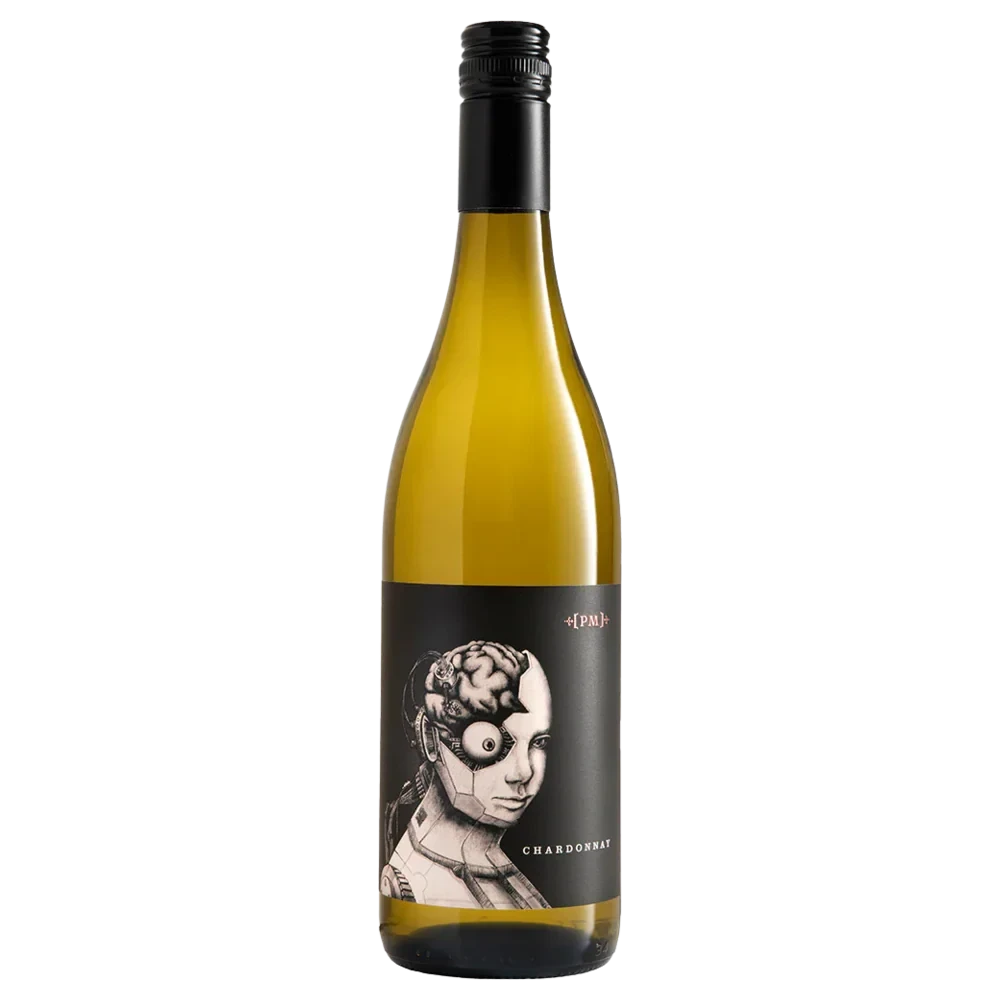 A bottle of 2024 Puppetmaster Chardonnay 750ml White Wine