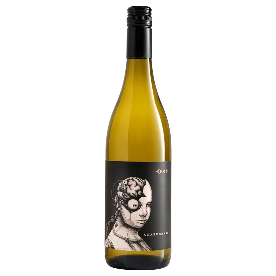 A bottle of 2024 Puppetmaster Chardonnay 750ml White Wine