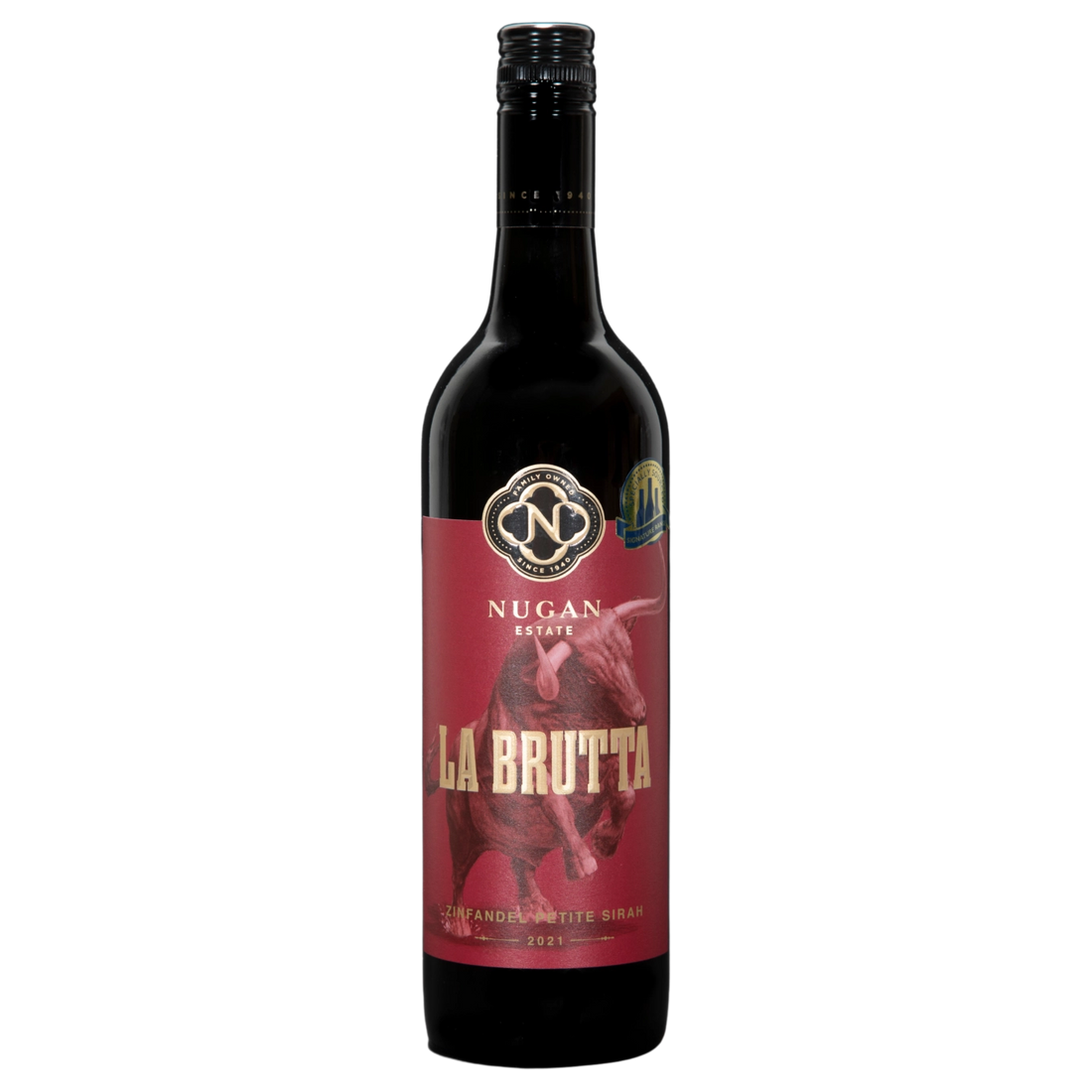 A bottle of 2021 Nugan Estate La Brutta Zinfandel Petite Sirah 750ml Red Wine