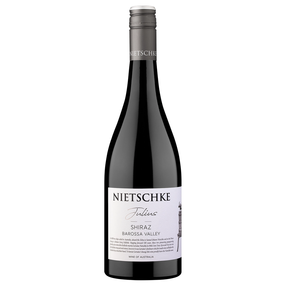 A bottle of 2023 Nietschke Julius Shiraz 750ml Red Wine