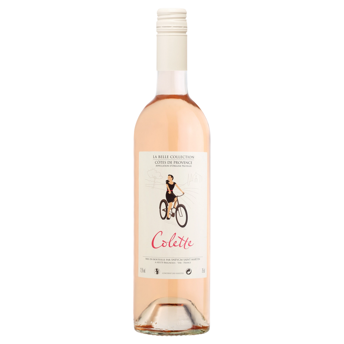 A bottle of 2024 La Belle Collection by Chateau Saint Martin Cuvee Colette Rose 750ml Rose Wine