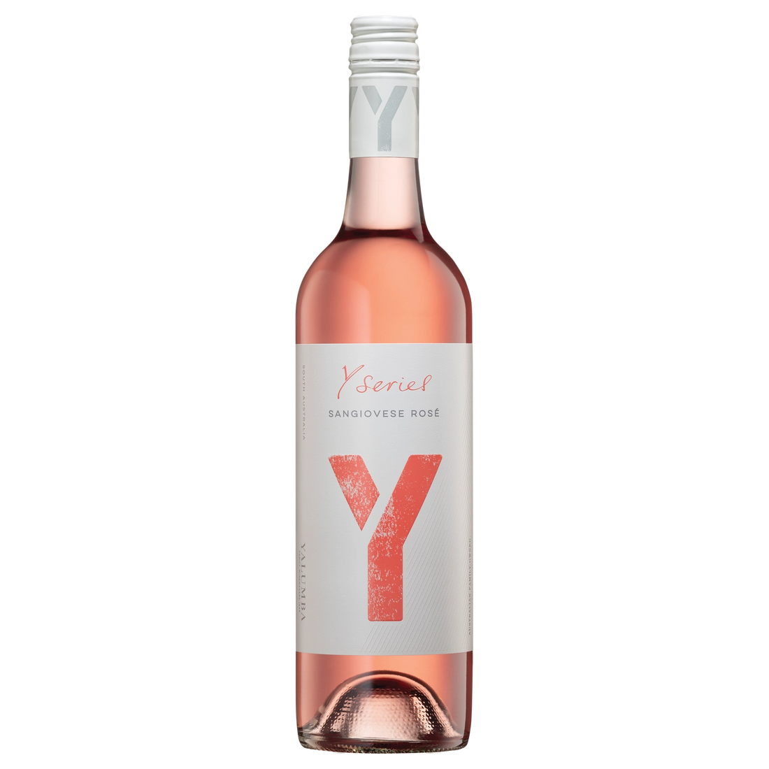 A bottle of 2025 Y Series Sangiovese Rosé Promo 750ml Red Wine