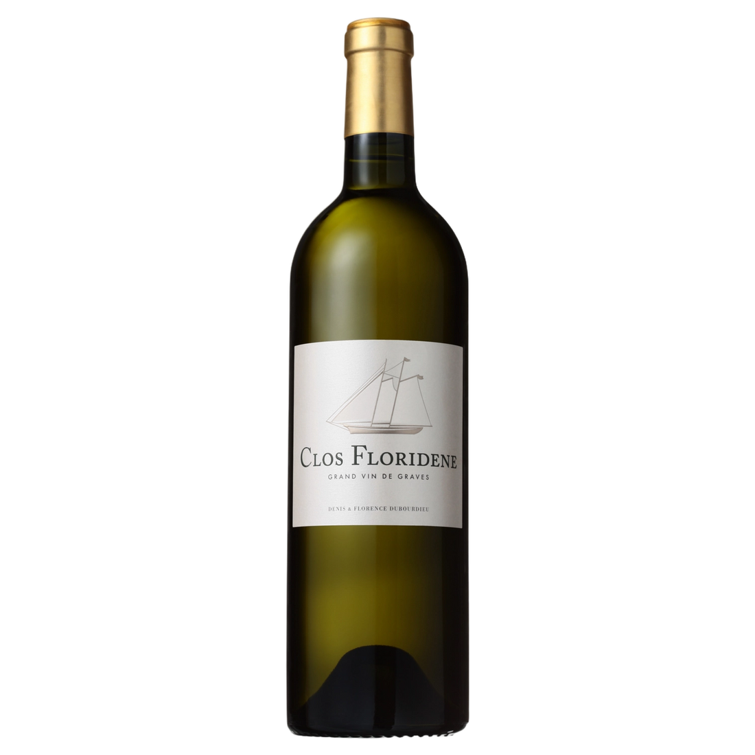A bottle of Clos Floridene Blanc 2019 750ml White Wine