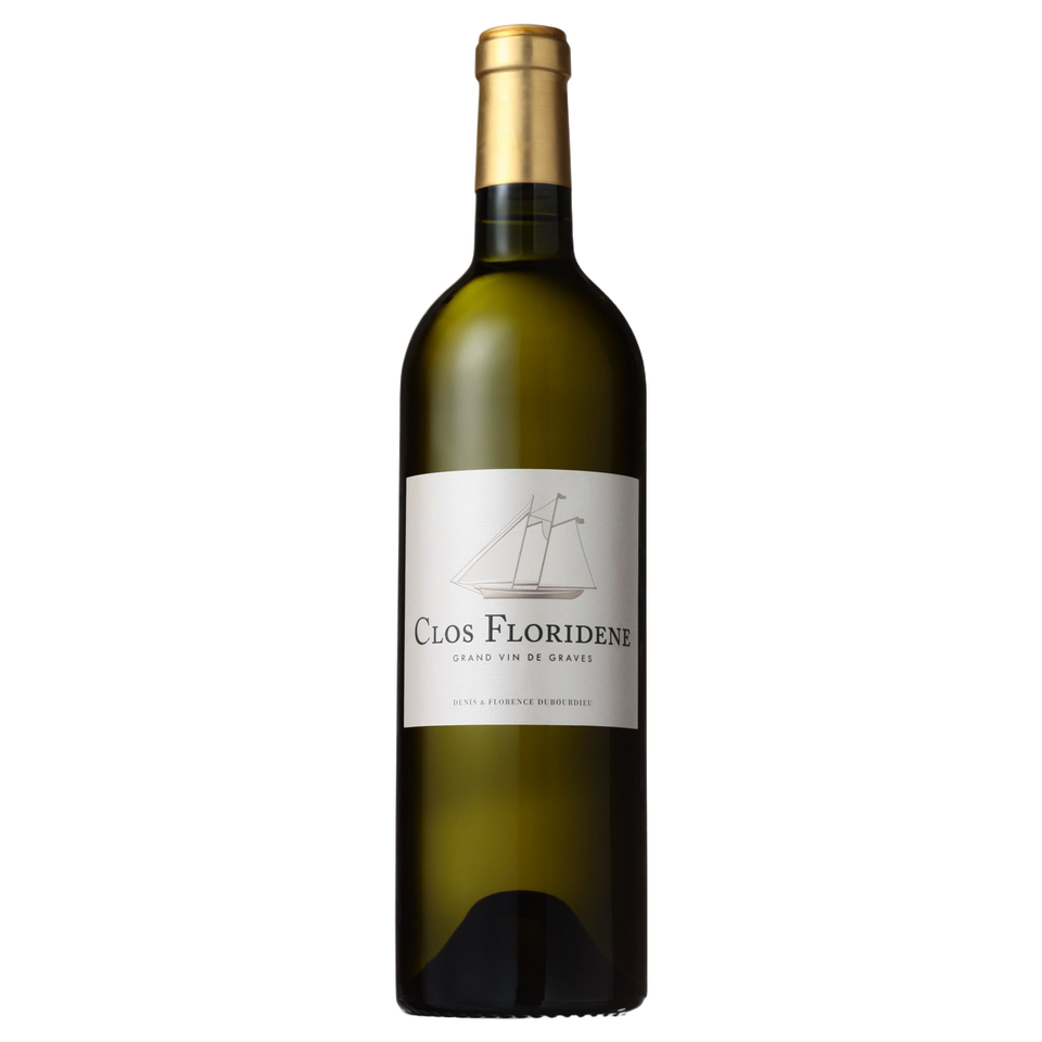 A bottle of Clos Floridene Blanc 2019 750ml White Wine