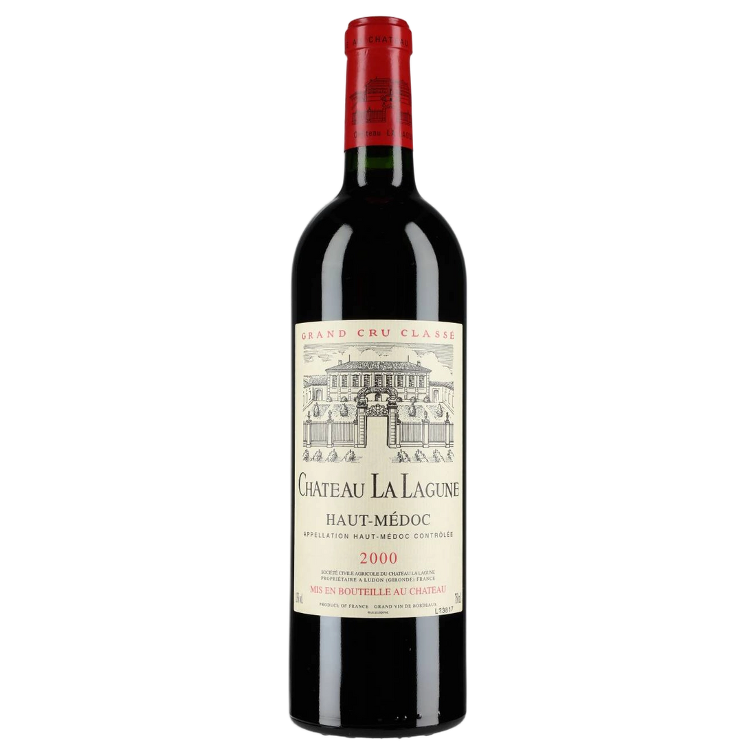 A bottle of Chateau La Lagune 2000 750ml Red Wine