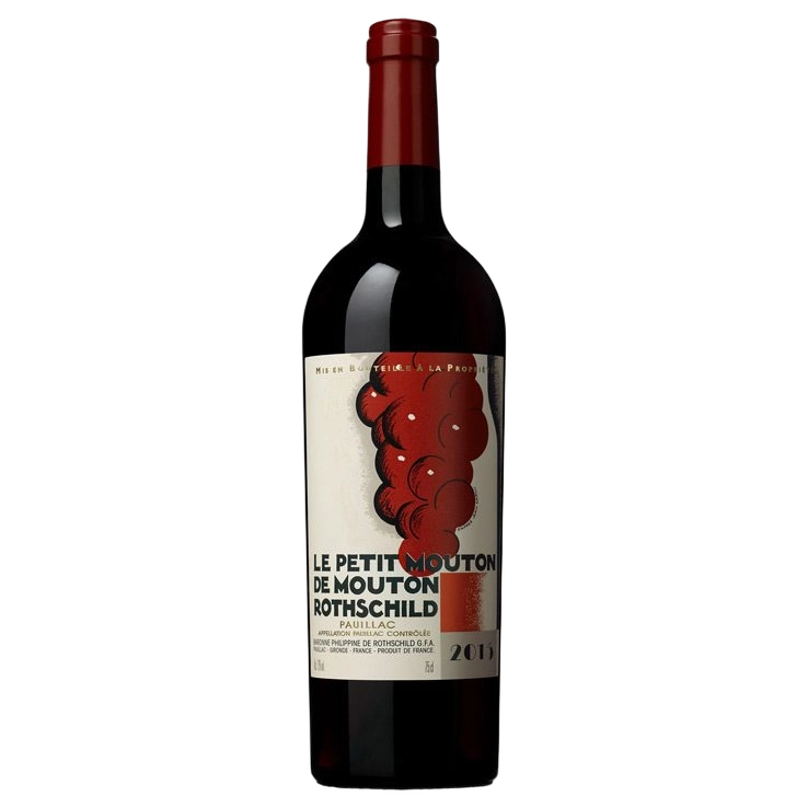 A bottle of Petit Mouton De Mouton Rothschild 2015 750ml Red Wine