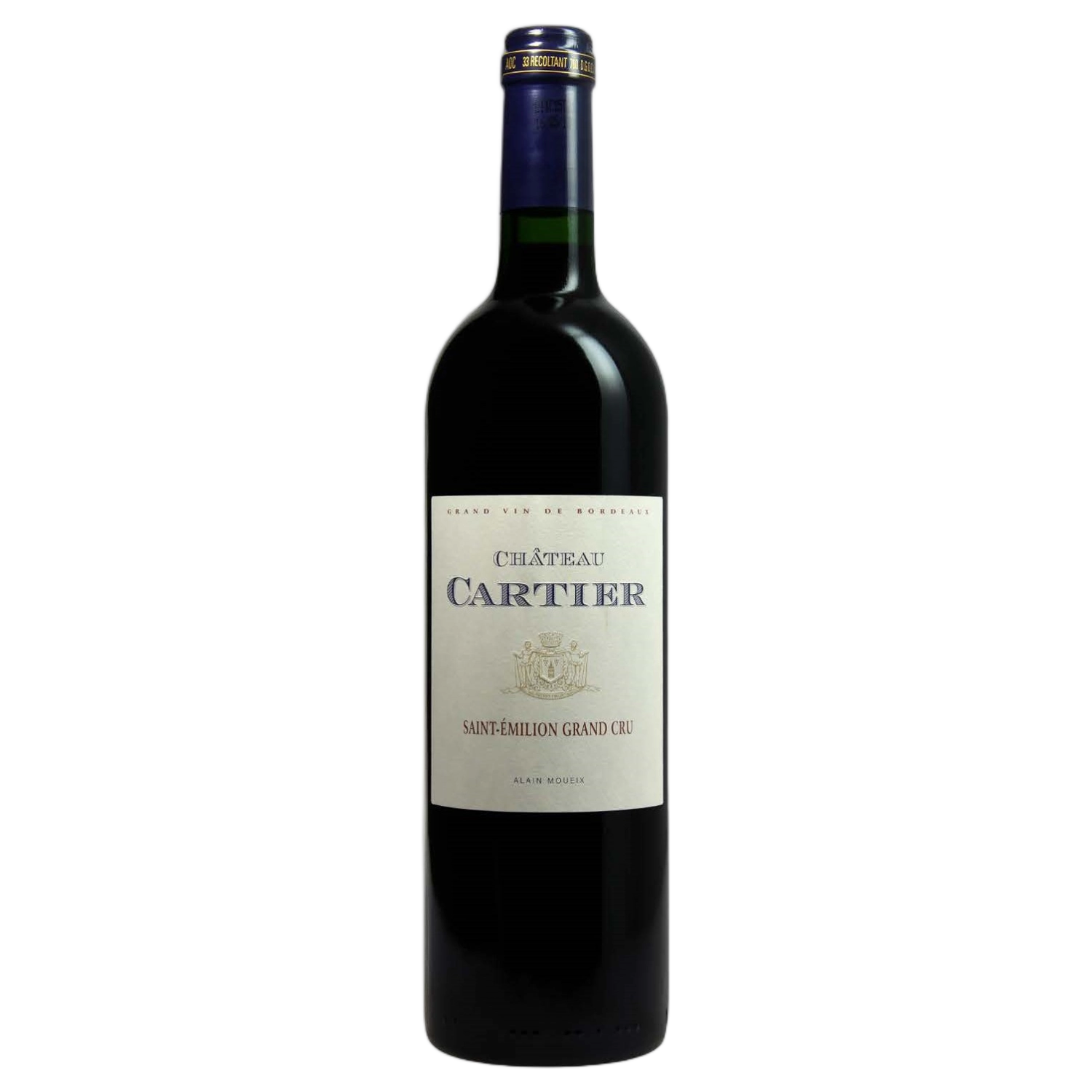 A bottle of Chateau Cartier Biodynamic & Organic Wine 2020 750ml Red Wine
