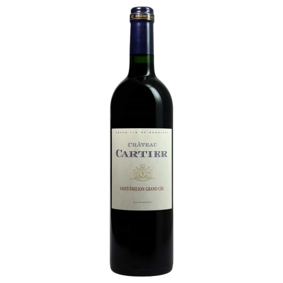 A bottle of Chateau Cartier Biodynamic & Organic Wine 2020 750ml Red Wine