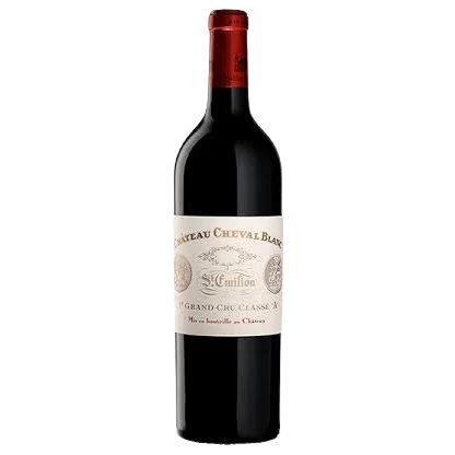 A bottle of Chateau Cheval Blanc 2004 750ml Red Wine