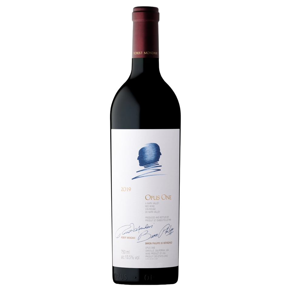 A bottle of Opus One 2019 750ml Red Wine