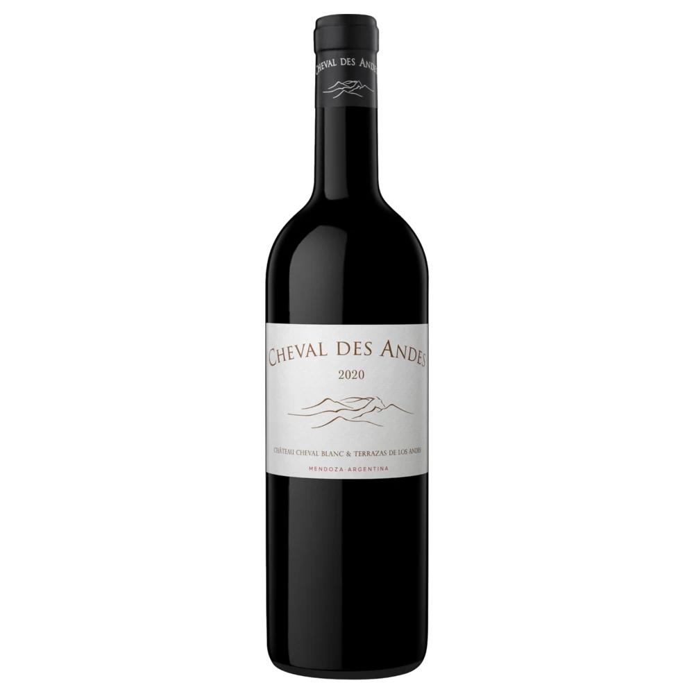 A bottle of Cheval Des Andes 2020 750ml Red Wine