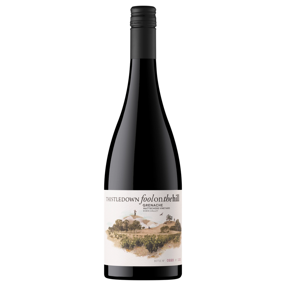 A bottle of 2024 Thistledown Fool on the Hills Grenache 750ml Red Wine