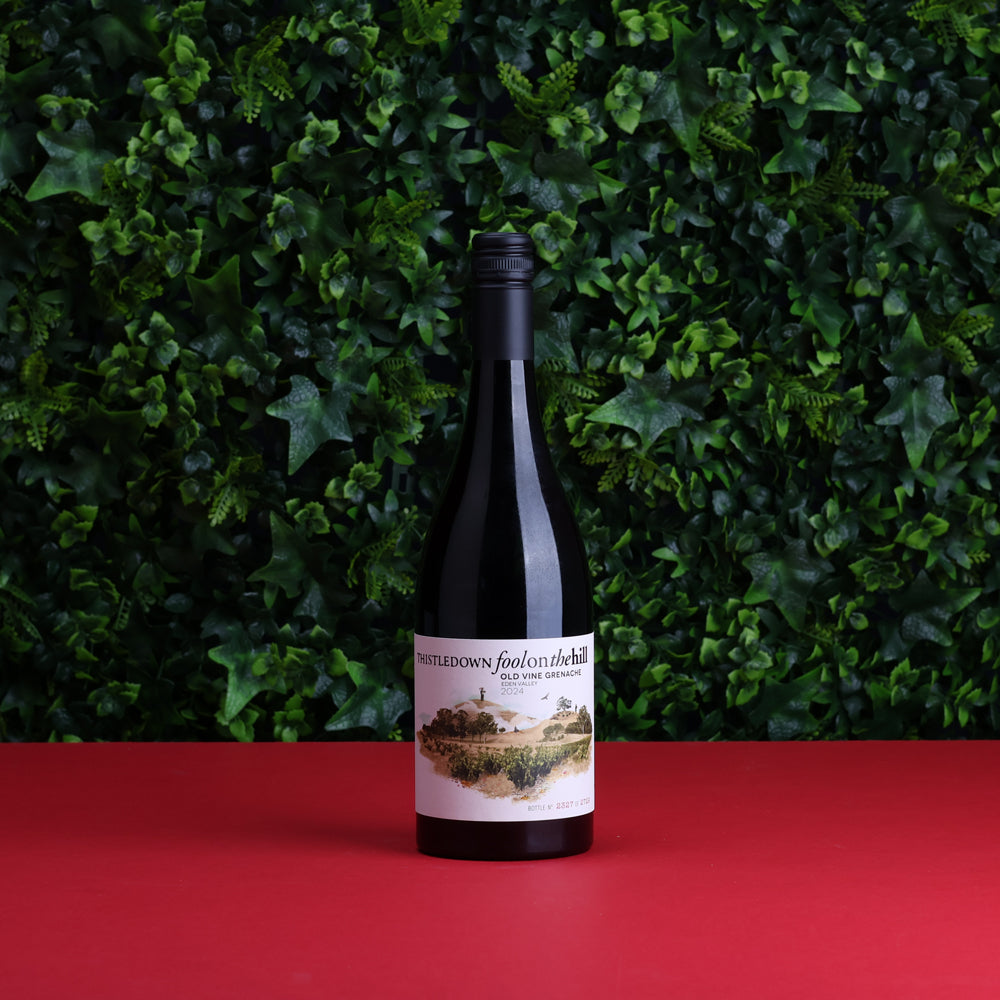 A bottle of Thistledown Fool on the Hills Grenache  2024 750ml Red Wine