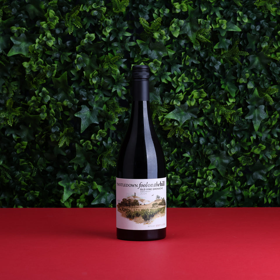 A bottle of Thistledown Fool on the Hills Grenache  2024 750ml Red Wine