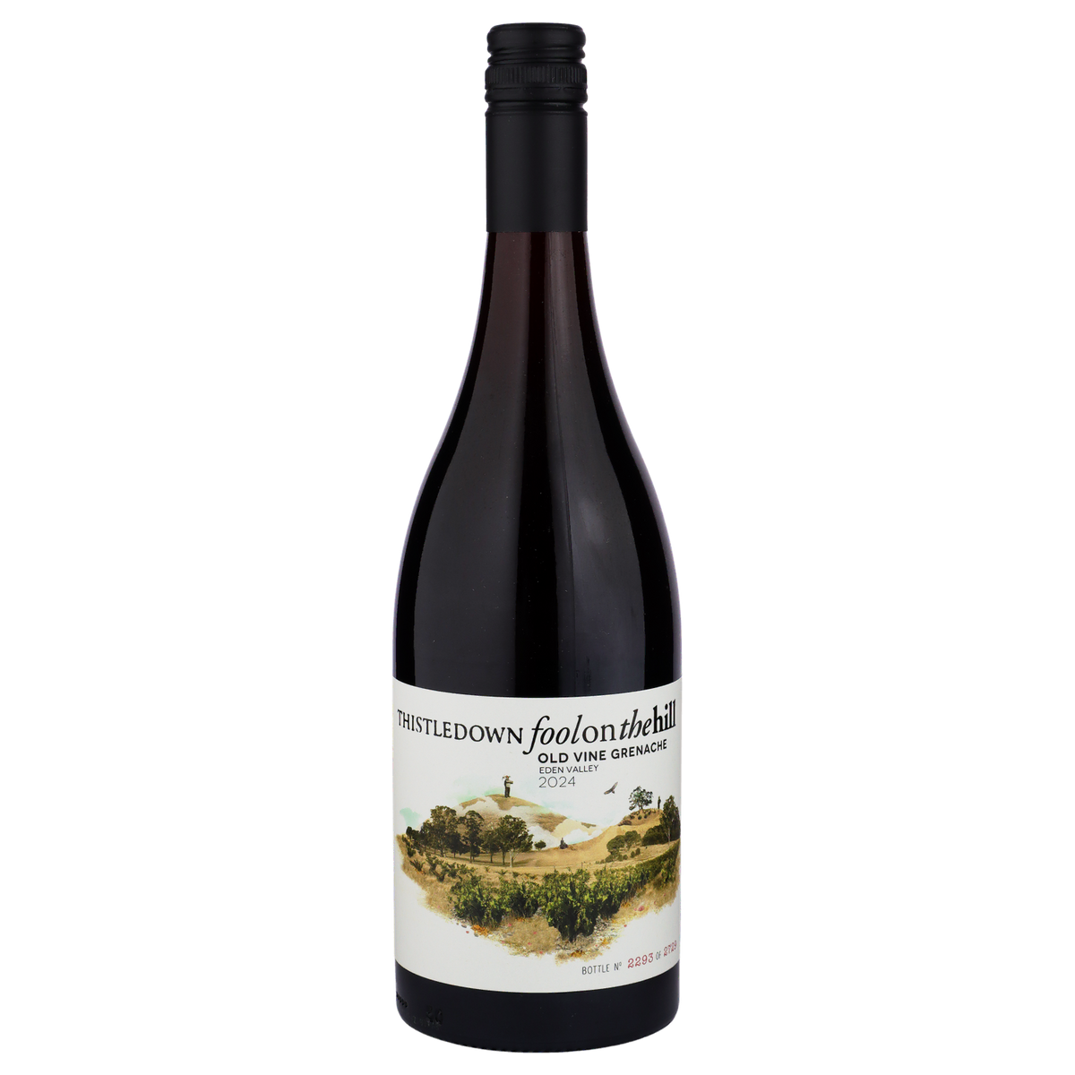 A bottle of Thistledown Fool on the Hills Grenache  2024 750ml Red Wine