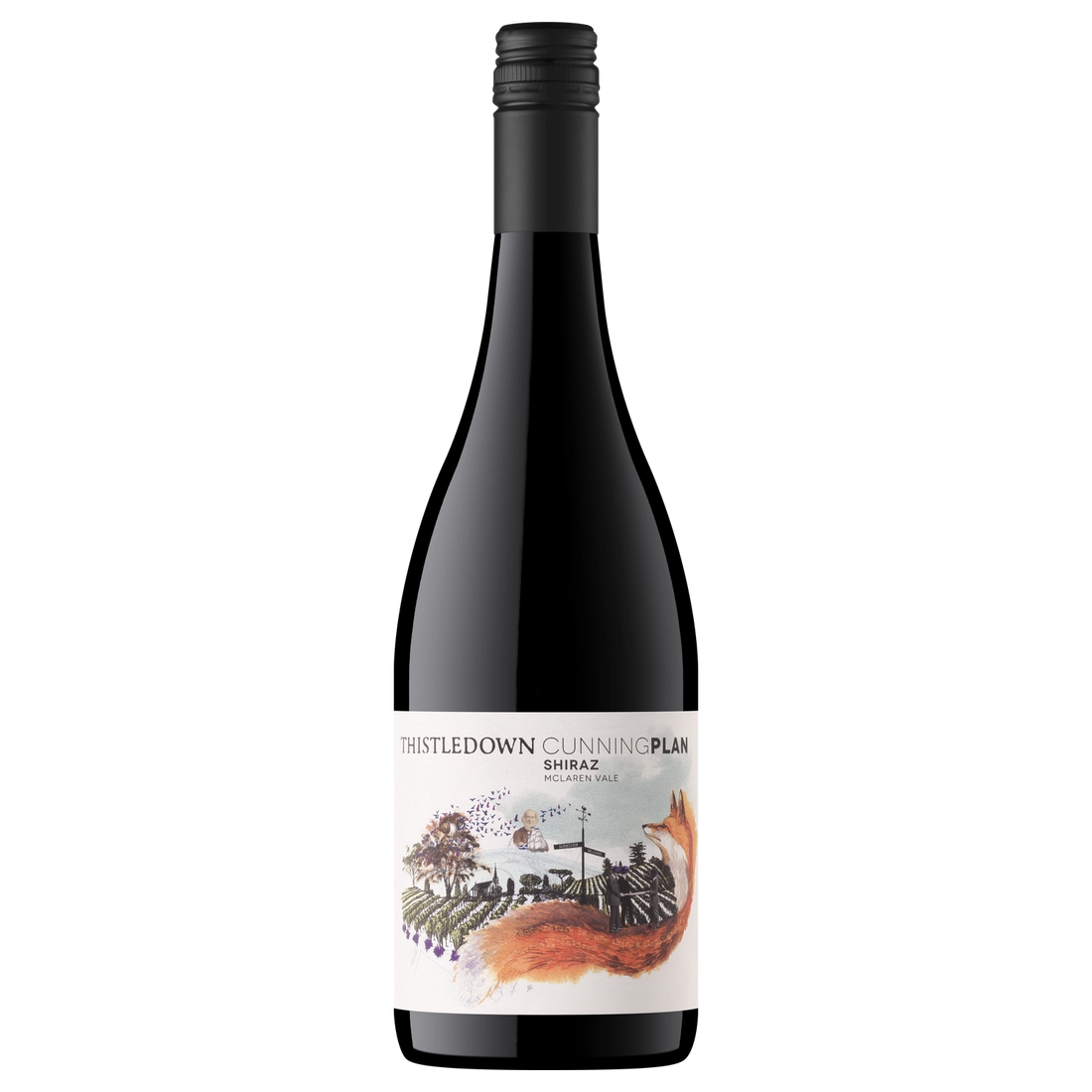 A bottle of Thistledown Cunning Plan Shiraz 2023 750ml Red Wine