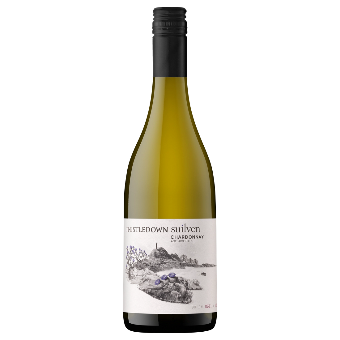 A bottle of 2024 Thistledown Suilven Chardonnay 750ml White Wine