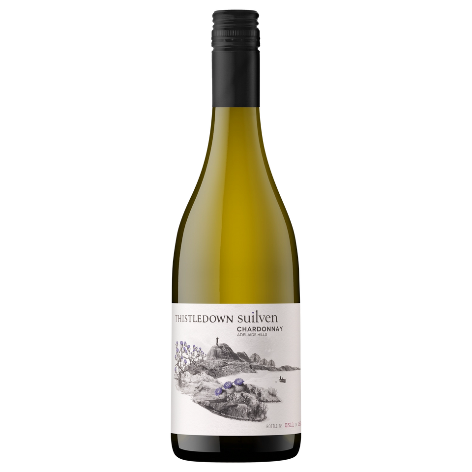 A bottle of 2024 Thistledown Suilven Chardonnay 750ml White Wine