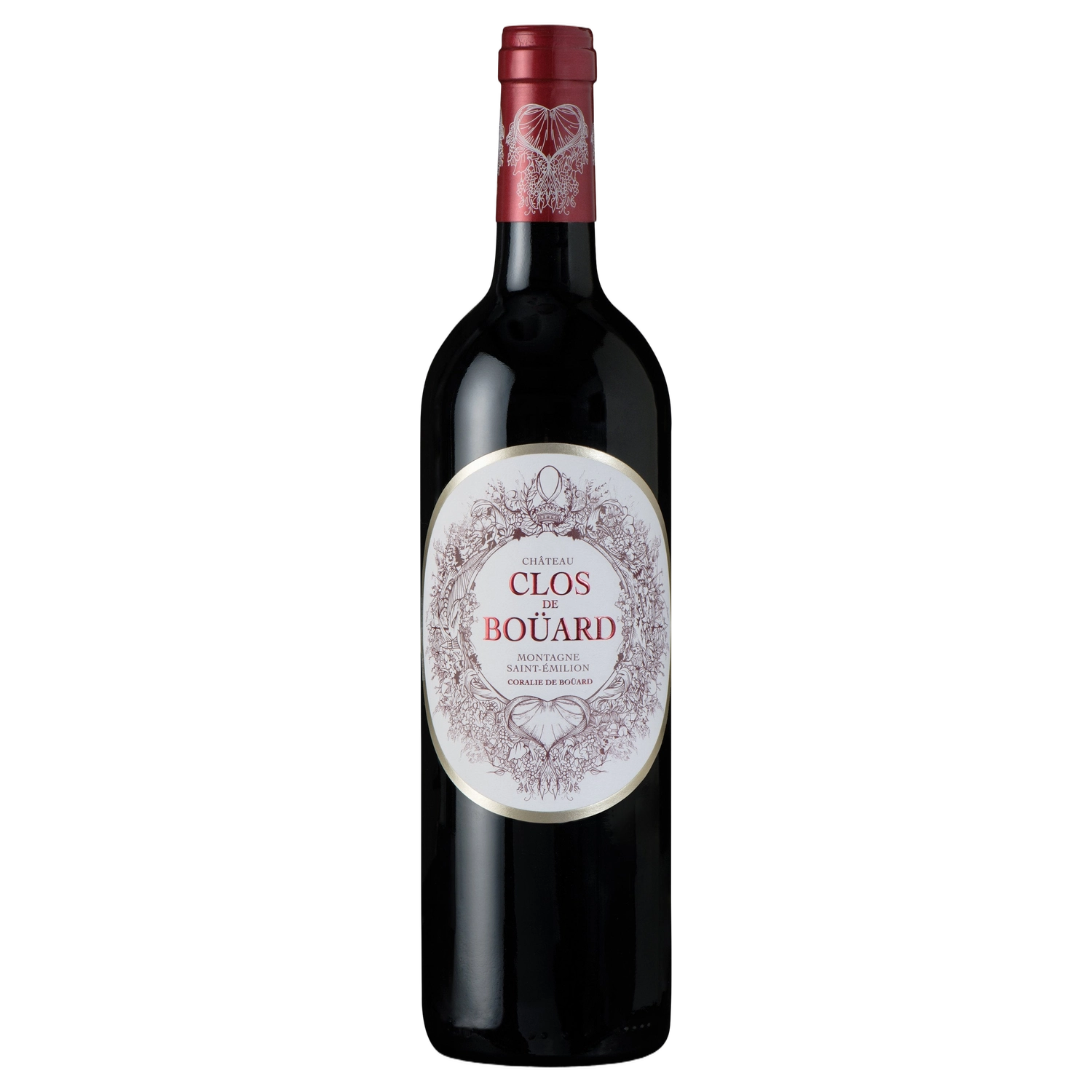 A bottle of 2018 Chateau Clos de Bouard Montagne Saint Emilion 750ml Red Wine