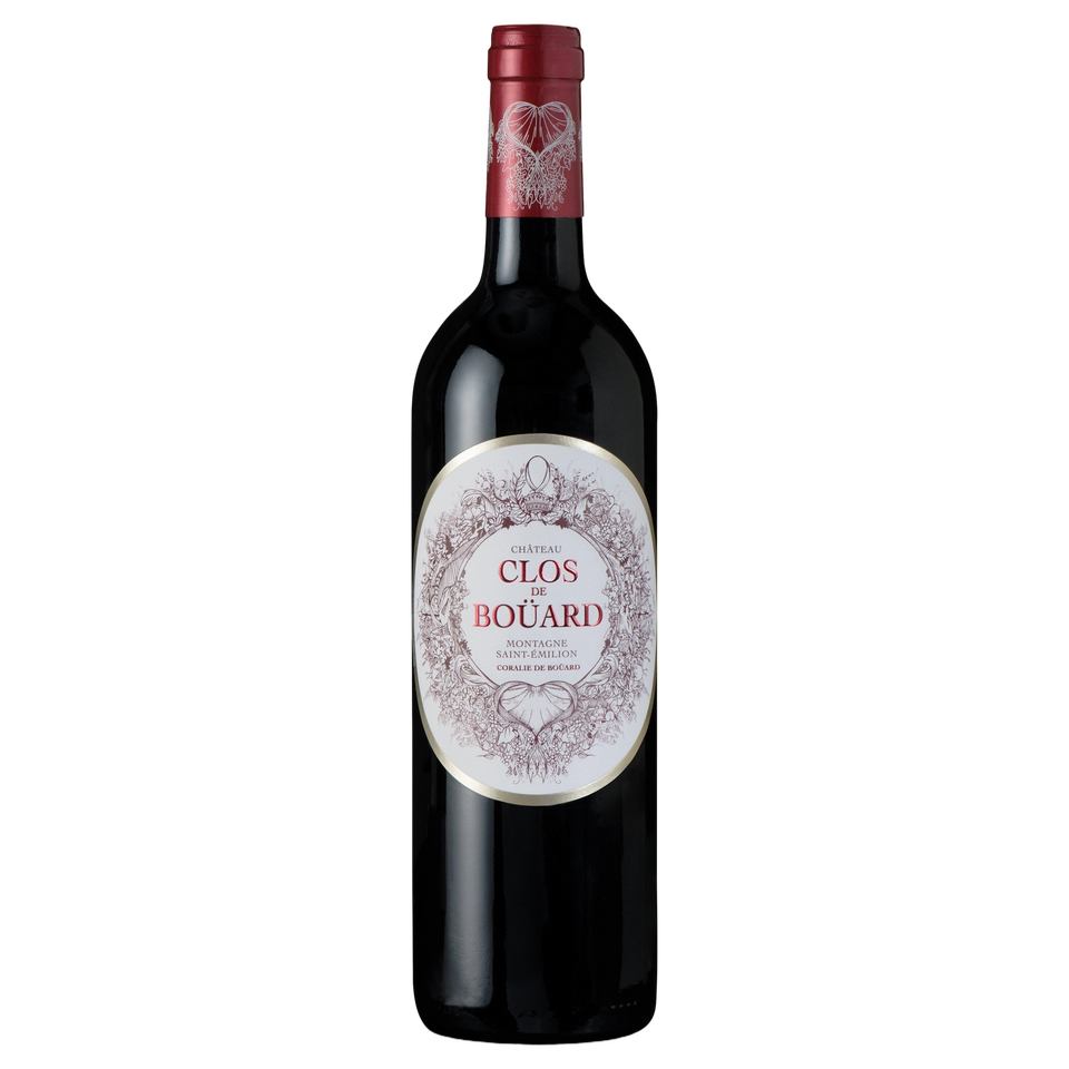 A bottle of 2018 Chateau Clos de Bouard Montagne Saint Emilion 750ml Red Wine
